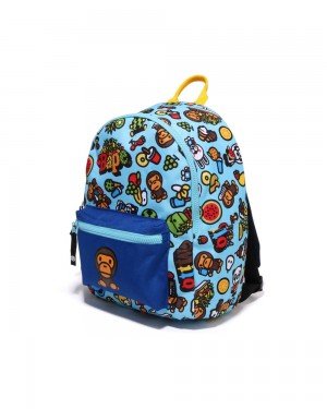 Inne Akcesoria Bape Baby Milo Mixed Fruit Daypack Dziecięce Niebieskie | 21045NZFU