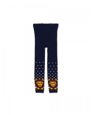 Inne Akcesoria Bape Baby Milo Nordic Leggings Dziecięce Granatowe Niebieskie | 25694WZBH