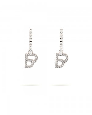 Inne Akcesoria Bape Embellished earrings Damskie Srebrne | 14578HBSR