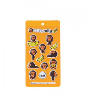 Inne Akcesoria Bape Milo & Banana sticker pack Damskie Pomarańczowe | 35129NHYA