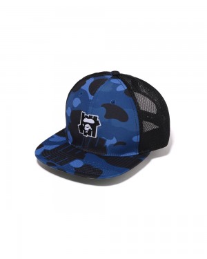 Kapelusz Bape X UNDFTD Mesh Męskie Granatowe Niebieskie | 48172MCOF