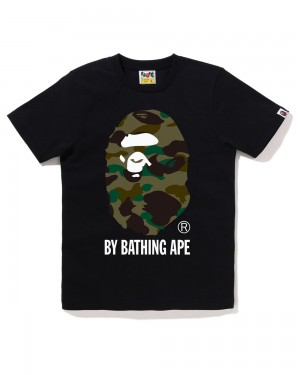 Koszulki Bape 1st By Bathing Ape Damskie Czarne | 91526DMTW