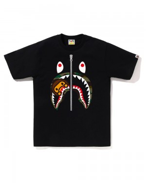 Koszulki Bape 1st Milo Shark Męskie Czarne | 35072ZGQP