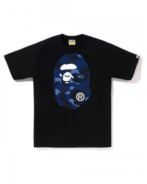 Koszulki Bape Big Ape Head Męskie Czarne | 07431LUQK