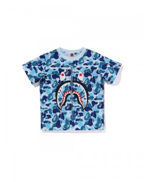 Najfatalniejszy Bape ABC Shark Dziecięce Głęboka Niebieskie | 59637FKDH