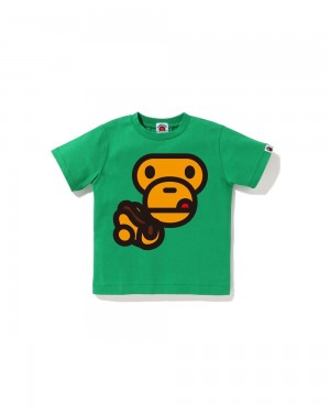 Najfatalniejszy Bape Baby Milo Face Hot Dog Dziecięce Turkusowe | 86394AISN