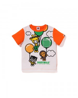 Najfatalniejszy Bape Baby Milo Friends Balloon Dziecięce Pomarańczowe | 60513JKGU