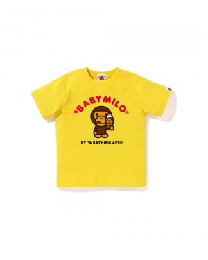 Najfatalniejszy Bape Baby Milo Ice Cream #2 Dziecięce Żółte | 17629WEHT