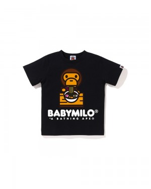 Najfatalniejszy Bape Baby Milo Noodle Dziecięce Czarne | 15369ZXNE