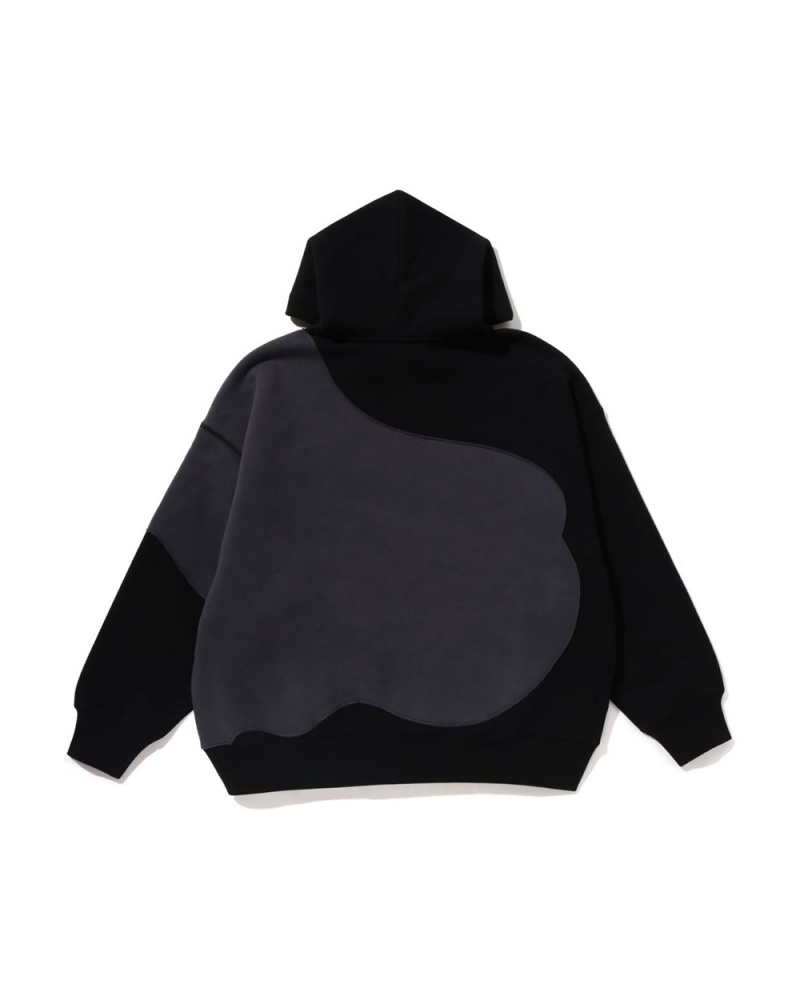 Bluza Bape Head Patch Pullover Hoodie Męskie Czarne | 03617WAVK