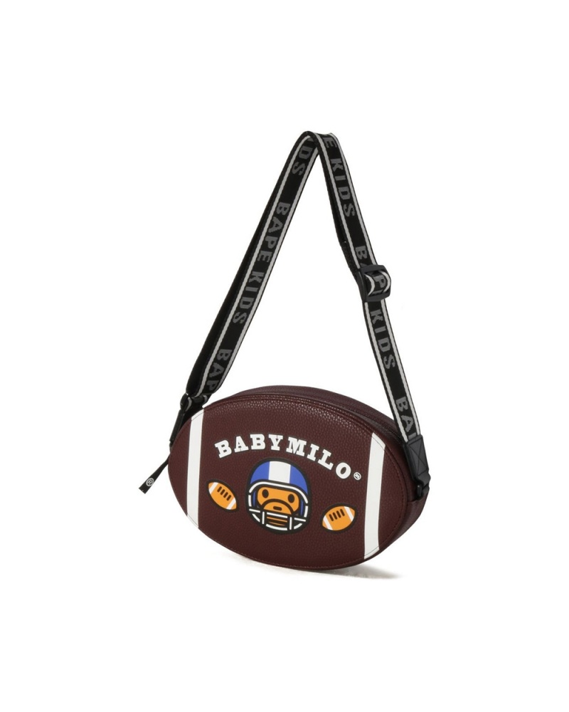 Inne Akcesoria Bape Baby Milo Football Shoulder Dziecięce Brązowe | 18256XCFH