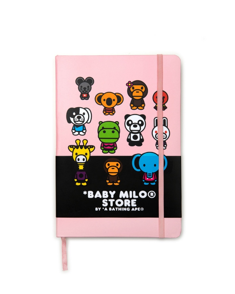 Inne Akcesoria Bape Baby Milo notebook Męskie Różowe | 76250GOCW