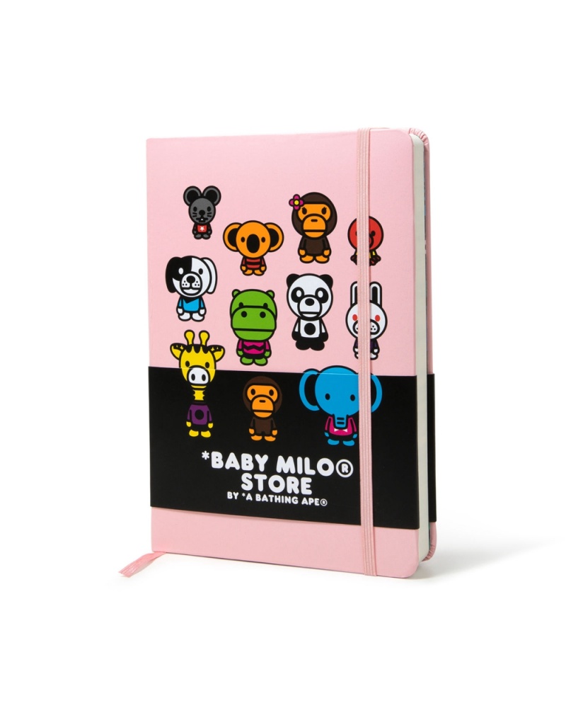 Inne Akcesoria Bape Baby Milo notebook Męskie Różowe | 76250GOCW