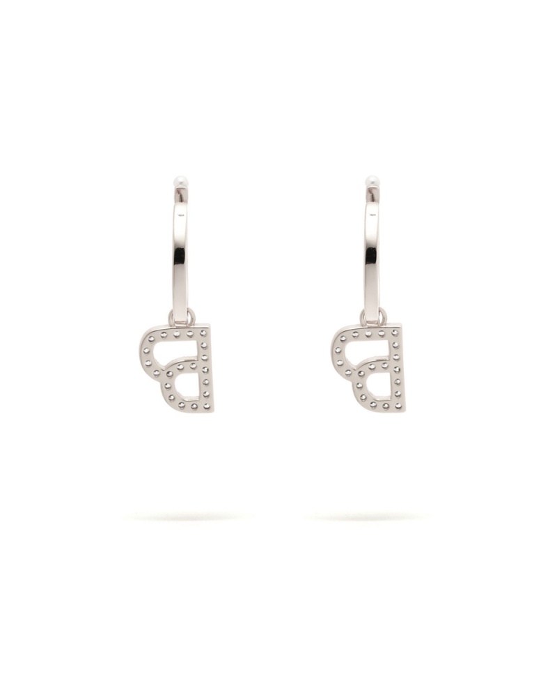 Inne Akcesoria Bape Embellished earrings Damskie Srebrne | 14578HBSR