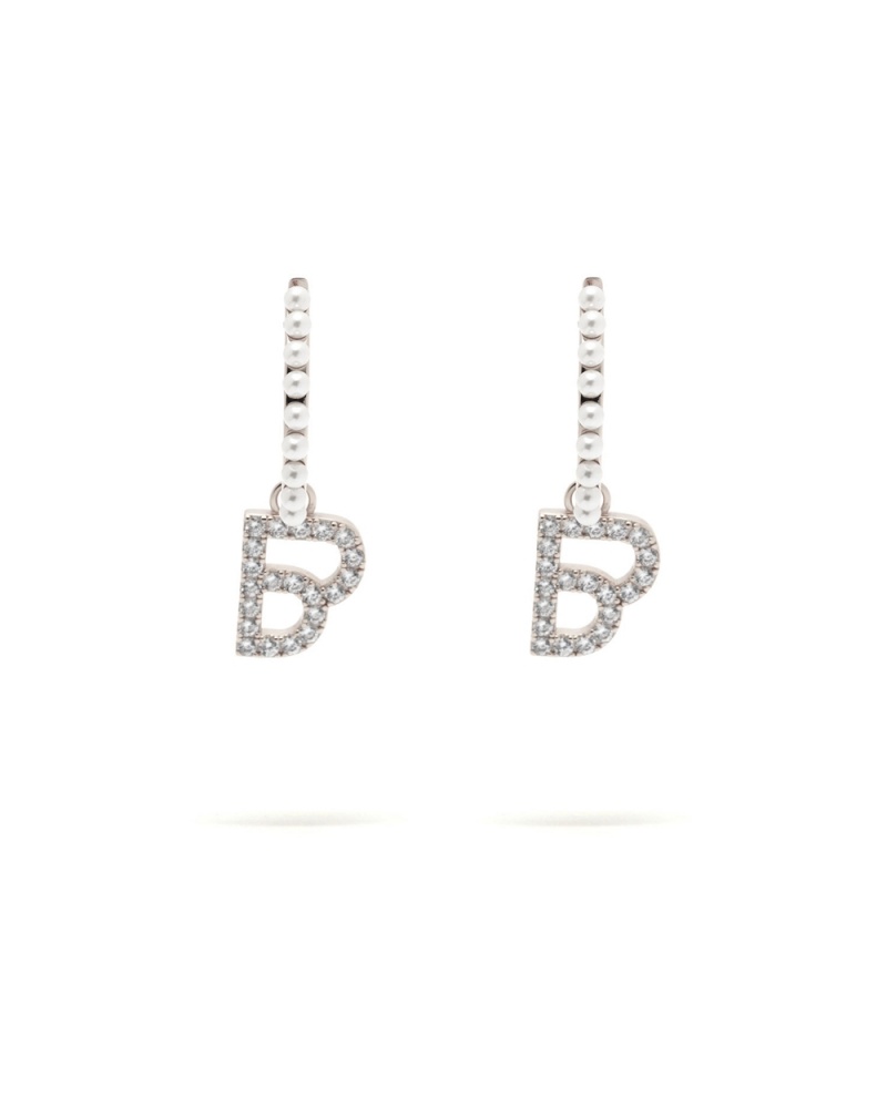 Inne Akcesoria Bape Embellished earrings Damskie Srebrne | 14578HBSR