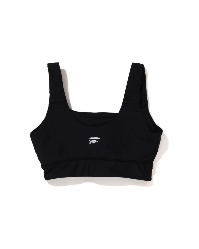 Kamizelka Bape A Bathing Ape Sportowe Bra Damskie Czarne | 06923VTIW