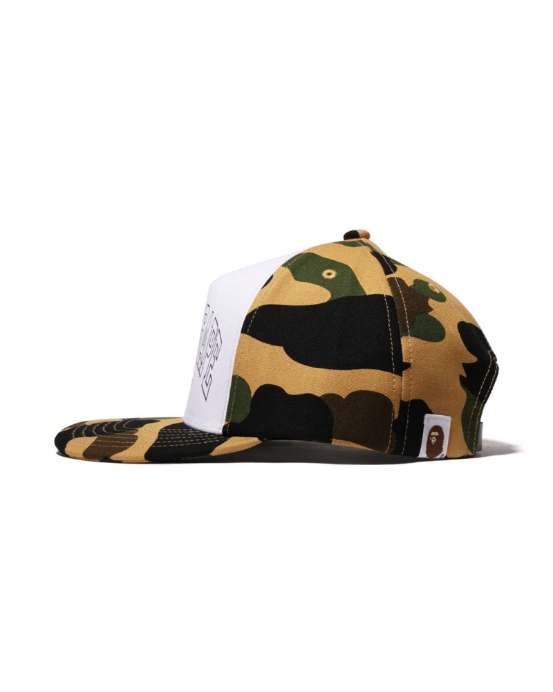 Kapelusz Bape 1st Męskie Żółte | 70465QGKX