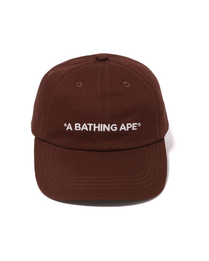 Kapelusz Bape A Bathing Ape 6panel Męskie Czekolada | 87659MCEJ