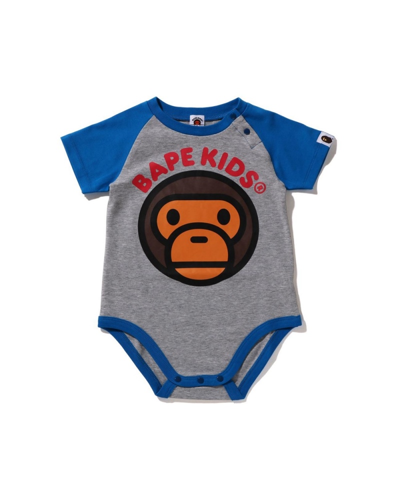 Kombinezony Długi Bape Baby Milo Dziecięce Szare | 04791KECI