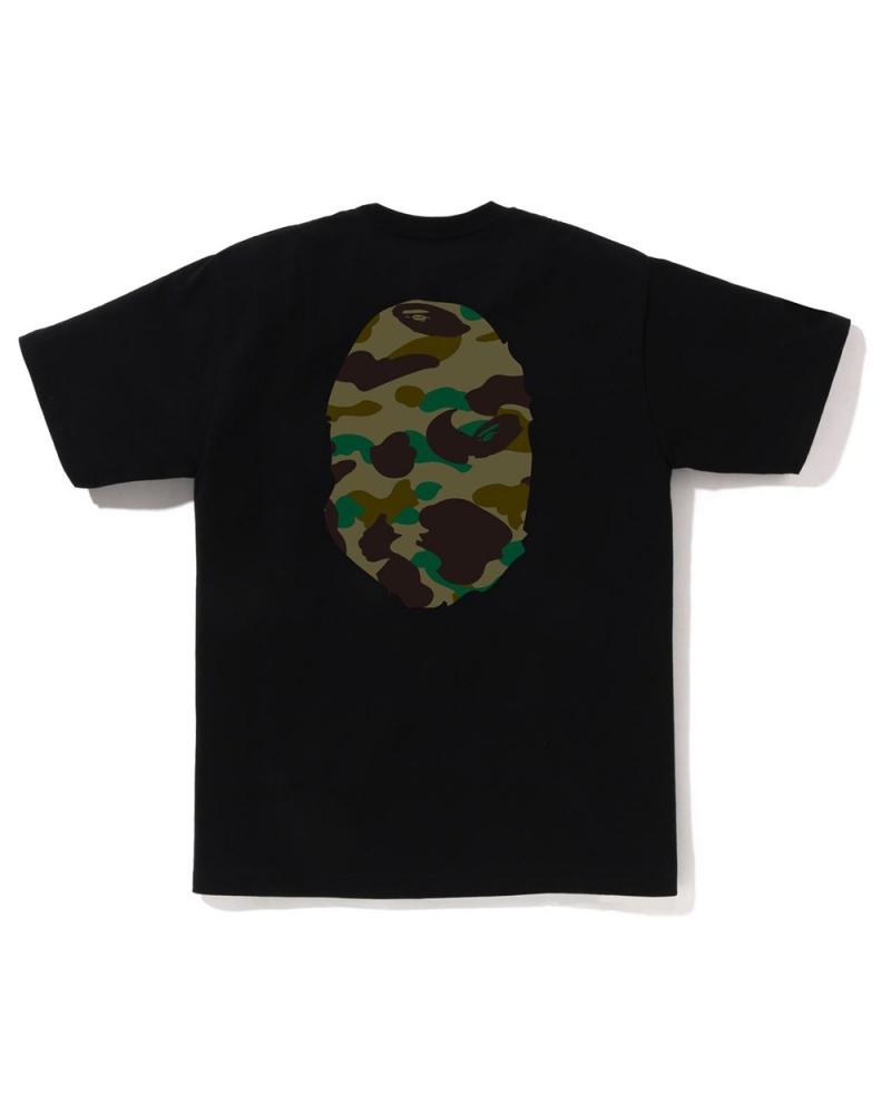 Koszulki Bape 1st Big Ape Head Męskie Czarne | 06593FAWG