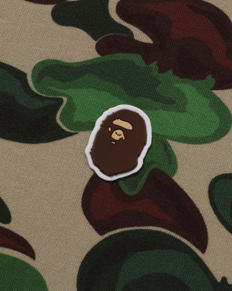 Koszulki Bape Art Ape Head One Point Męskie Zielone | 94816BDZU