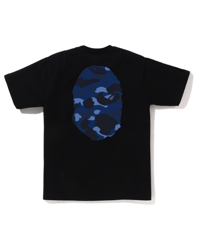 Koszulki Bape Big Ape Head Męskie Czarne | 51247BHJV