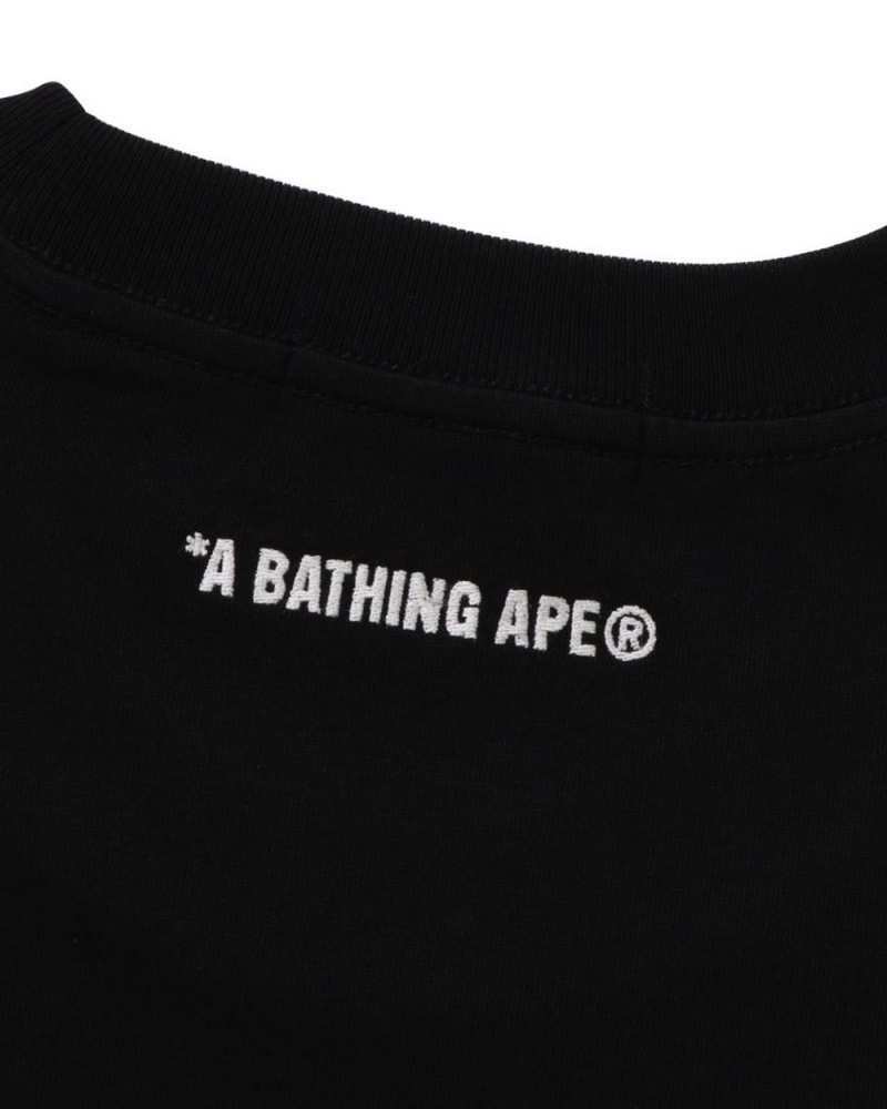 Koszulki Bape Tonal Ape Head One Point Męskie Czarne | 38702QJZX