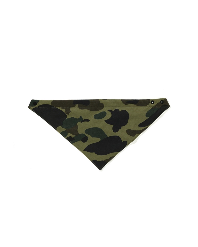 Najfatalniejszy Bape 1st Bandana Bib Dziecięce Zielone | 48325ZEWN