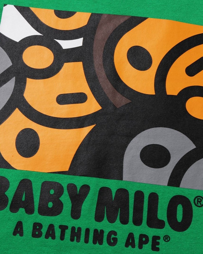 Najfatalniejszy Bape All Baby Milo Mix L/S Dziecięce Mięta | 29184KYAE