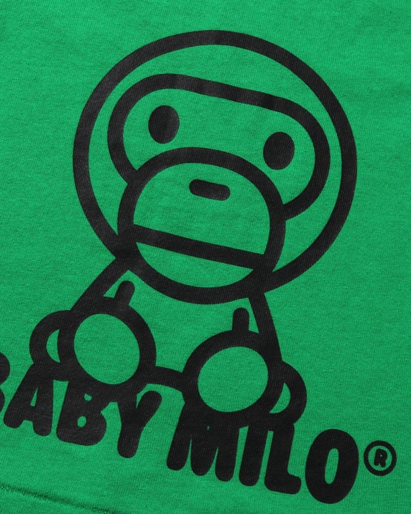 Najfatalniejszy Bape All Baby Milo Mix L/S Dziecięce Mięta | 29184KYAE