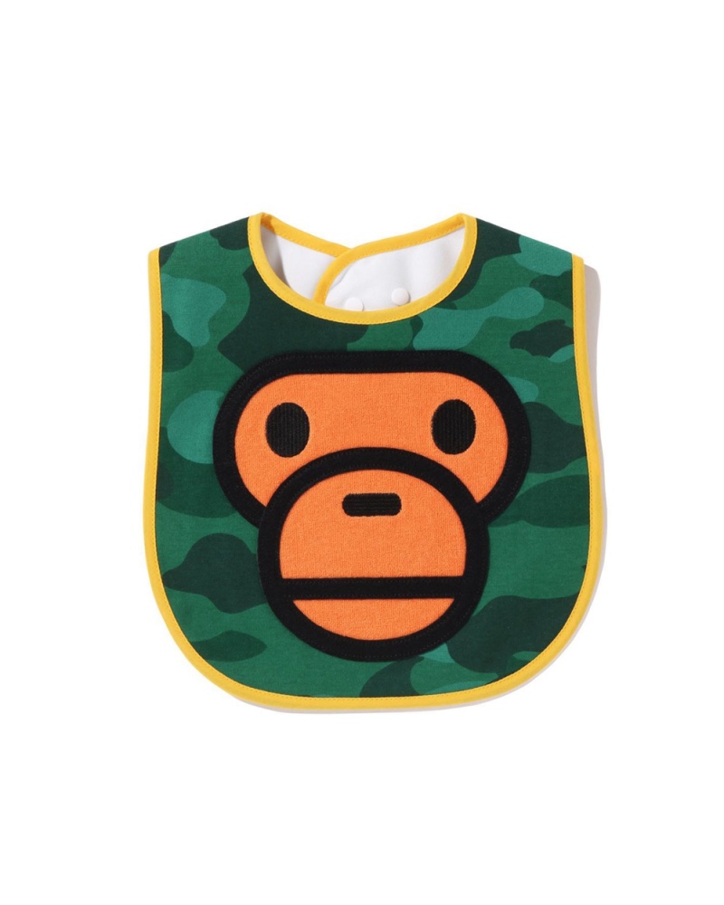 Najfatalniejszy Bape Baby Milo Bib Dziecięce Jasny Zielone | 54903ZBPN