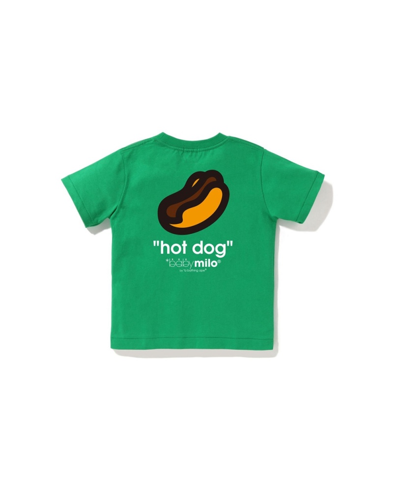 Najfatalniejszy Bape Baby Milo Face Hot Dog Dziecięce Turkusowe | 86394AISN