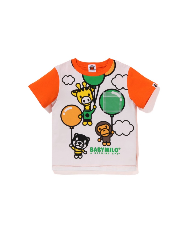 Najfatalniejszy Bape Baby Milo Friends Balloon Dziecięce Pomarańczowe | 60513JKGU