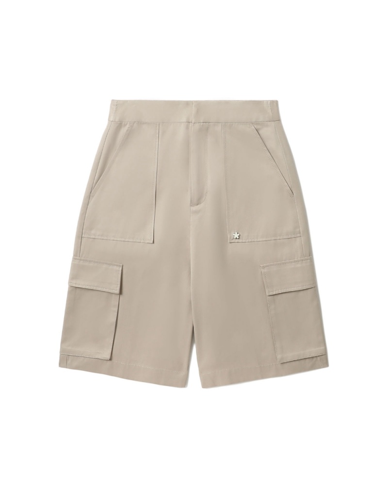 Spodnie Bape Cargo culotte Damskie Beżowe | 76819GKAX