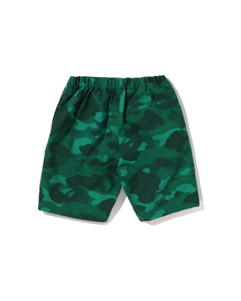 Spodnie Bape Mesh Pocket Shorts Dziecięce Turkusowe | 15896GDLW